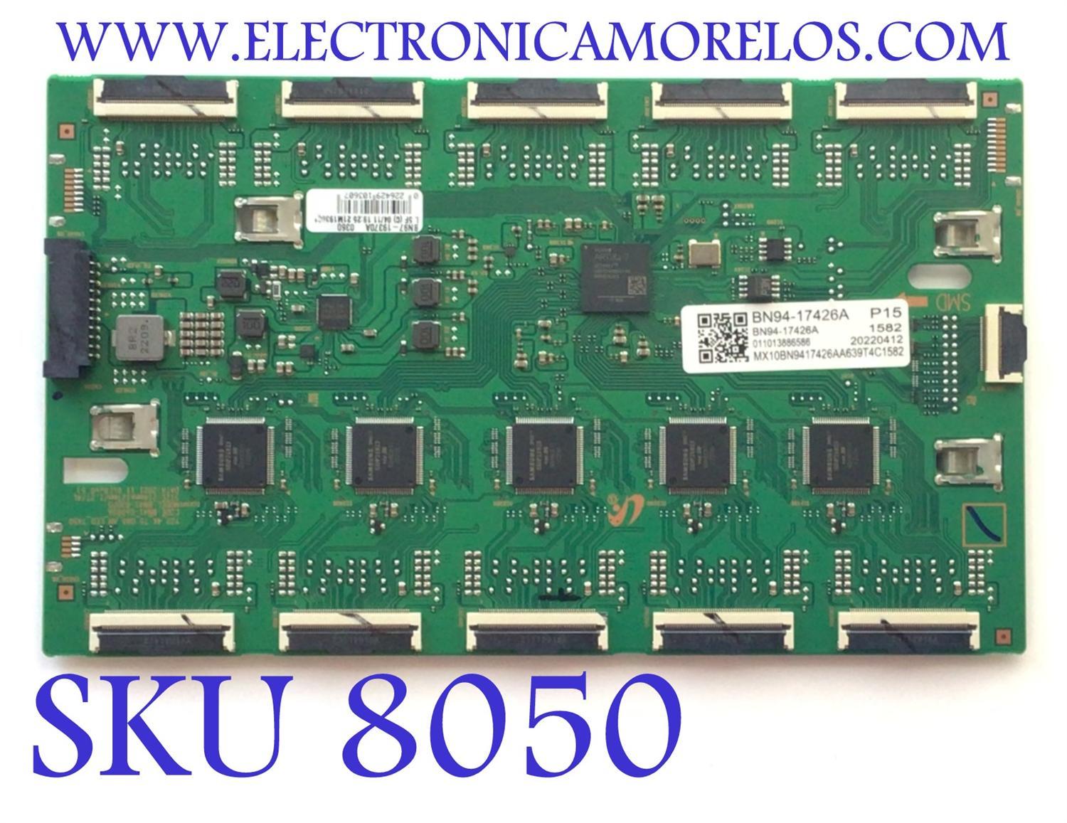 LED DRIVER PARA TV SAMSUNG NEO QLED / NUMERO DE PARTE BN94-17426A / BN41-03005A / BN97-19370A / PANEL'S CY-TB075RMHV1H / CY-TB085FLHV2H / DISPLAY ST8461D01-1 / MODELOS QN75QN90 / QN75QN85 / QN85QN85 / QA75QN85 / QA75QN85 / MAS MODELOS EN DESCRIPCIÓN